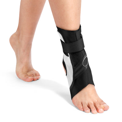 Fivali Ankle Compression Sleeve-ABF033-Black-01-M