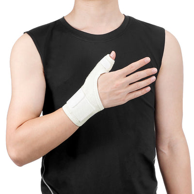 Fivali Hand Wrist Brace-WBF056-01-White-Hands