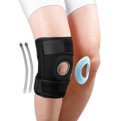 Fivali Knee Brace for Sports-KBF052-01-Black-M