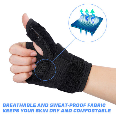 Fivali Thumb Splint Brace-WBF038-01-Black-03