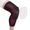 Fivali Basketball Leg Sleeve-KBF023-19-Red-M