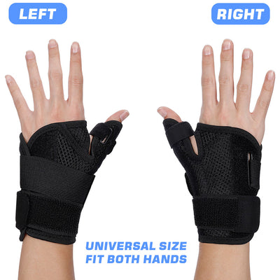 Fivali Thumb Splint Brace-WBF038-01-Black-SIZE