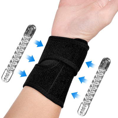 Fivali Sports Wrist Bands-WBF073-02- Black-01