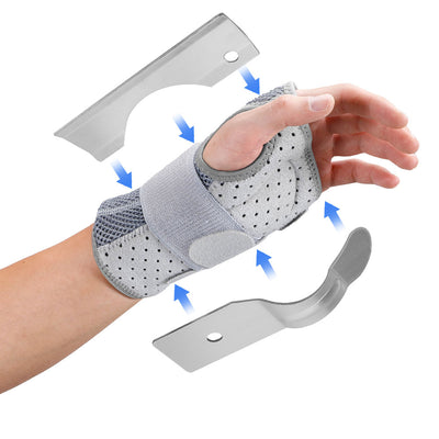 Fivali Sprained Wrist Brace-WBF052-01-Grey-Right-01