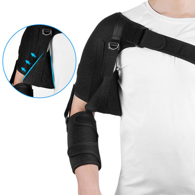 Fivali Shoulder Support Brace-SBF026-01-Black