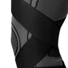 Fivali Adjustable Compression Knee Sleeves-KBF001-Black-01-M