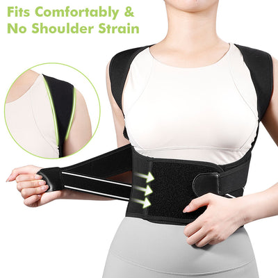 Fivali Full Back Brace-BBF065-01-Black-02