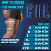 Fivali Neoprene Hinge Knee Brace-KBF010-Blue-01-SIZE