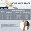 Fivali Compression Football Knee Sleeves-KBF023-11-Black-01-SIZE