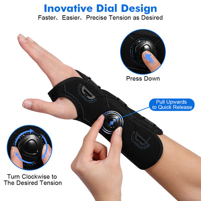 Fivali Sprained Wrist Brace-WBF042-01-Black-02